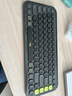 羅技（Logitech）POP ICON KEYS無(wú)線(xiàn)藍牙鍵盤(pán) AI輕音薄膜電腦辦公鍵盤(pán)鼠標套裝 mac ipad鍵鼠套裝泡泡鍵盤(pán)自定義鍵 POP ICON COMBO 黑色 曬單實(shí)拍圖