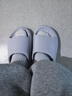 樸西新款EVA踩屎感厚底拖鞋女士居家室內情侶拖鞋男 灰色 42-43 曬單實(shí)拍圖