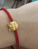 周六福（ZLF）  黃金轉運珠女款足金十二生肖本命年串珠T(mén) 定價(jià) 福氣萌兔 -1.12g 曬單實(shí)拍圖