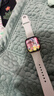 Apple/蘋(píng)果 Watch S11 智能手表GPS款46毫米玫瑰金色鋁金屬表殼淡桃粉色運動(dòng)型表帶S/M MEVT4CH/B 曬單實(shí)拍圖