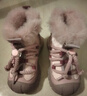 JEEP吉普女童雪地靴防滑冬季2025新款高幫兒童棉鞋紫蘭花/淡粉33 曬單實(shí)拍圖