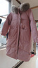 艾珠兒（Aizhuer）羽絨棉服女2025冬季新款好看中長(cháng)款韓系加厚棉襖大毛領(lǐng)棉衣外套潮 粉色 M（建議105-120斤） 曬單實(shí)拍圖