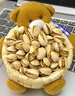 農香森 開(kāi)心果500g罐裝鹽焗大顆粒原色無(wú)漂白 散裝批發(fā)烘焙孕婦干果零食 曬單實(shí)拍圖