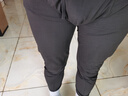 海瀾之家（HLA）男士秋褲男保暖褲男薄款秋冬季線(xiàn)褲10A抗菌防螨抗靜褲打底褲 10A抗菌防螨抗靜電2條裝-黑色+深灰 XL /175(體重130-150斤) 曬單實(shí)拍圖