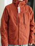 安踏（ANTA）水殼三合一沖鋒衣丨大地之殼3.0運動(dòng)夾克男硬殼防風(fēng)通勤外套男裝 紅杉棕-3 L (男175) 曬單實(shí)拍圖