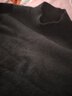恒源祥100%純羊絨媽媽毛衣女短款半高領(lǐng)秋冬寬松顯瘦軟糯針織打底衫保暖 黑色 XL 建議120-130斤 曬單實(shí)拍圖
