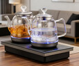 臻至尊純鈦玻璃全自動(dòng)上水電熱燒水壺泡茶專(zhuān)用嵌入式茶臺一體功夫茶具套裝煮茶器電茶爐2025 1L 純鈦玻璃茶藝壺-煮茶款 曬單實(shí)拍圖