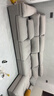 全友家居 奶油風(fēng)布藝沙發(fā)貓抓布客廳轉角貴妃L型實(shí)木內架可拆洗沙發(fā) 曬單實(shí)拍圖