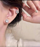DAISY DREAMs999銀針雪花耳釘女2025新款百搭鋯石耳環(huán)輕奢高級感養耳洞耳飾品 【999銀針】雪花耳釘 曬單實(shí)拍圖