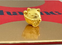 周生生新年禮物黃金轉運珠Charme寶貝文化祝福招財福貓不含繩92307C  曬單實(shí)拍圖
