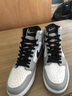 宇橋鞋子男款aj1經(jīng)典板鞋高低幫莆田百搭休閑運動(dòng)情侶氣墊籃球鞋潮女 高幫煙灰 42 曬單實(shí)拍圖