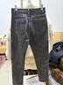 浪莎哈倫牛仔褲女秋冬季加絨加厚直筒寬松顯瘦小個(gè)子蘿卜老爹褲 曬單實(shí)拍圖