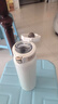 寶威瑪（BVGMAV）保溫杯316不銹鋼真空直飲保溫彈蓋杯高檔居家辦公杯水杯子禮物 【升級款彈蓋直飲】雅士白480ml 曬單實(shí)拍圖