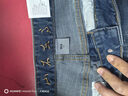 HLA海瀾之家牛仔褲男26夏季山不在高系列直筒褲子男 曬單實(shí)拍圖