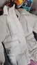 皮爾卡丹連帽加厚中長(cháng)款羽絨服女2025冬新款韓版寬松棉大衣面包服保暖外套 白色 M 曬單實(shí)拍圖