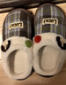 名創(chuàng  )優(yōu)品（MINISO）半包跟棉拖鞋加絨保暖居家室內拖鞋厚底防滑秋冬 藍格底 40-41 曬單實(shí)拍圖