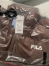 FILA易烊千璽同款|FILA 斐樂(lè )官方男裝RGB多彩羽絨服2025冬新寬松外套 豬肝卡-DK XL 180/100A/XL 曬單實(shí)拍圖