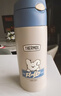 膳魔師（THERMOS）兒童運動(dòng)便攜保溫杯學(xué)生吸管水杯復古系列男女水壺600ml 灰 曬單實(shí)拍圖