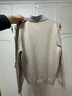 海瀾之家長(cháng)袖針織衫男柔軟假兩件毛衣冬季男 米杏26 2XL 185/100A 推薦165~180斤 曬單實(shí)拍圖