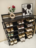 小匠材簡(jiǎn)易鞋架免安裝楠竹家用門(mén)口宿舍多層折疊收納置物架子黑色6層90 曬單實(shí)拍圖