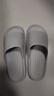 LURAD拖鞋男洗澡涼拖軟底家用家居eva情侶室內浴室拖鞋女 灰色 43-44  曬單實(shí)拍圖