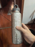 銳虎磁吸純鈦保溫杯男款高檔商務(wù)車(chē)載水杯茶水分離泡茶杯592ml-曜光銀 曬單實(shí)拍圖