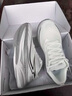 輕跑者青羽全掌碳板氣墊跑鞋競速馬拉松跑步鞋緩震訓練體測運動(dòng)鞋 月白（銀白色） 37 曬單實(shí)拍圖