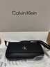 Calvin Klein女包26春夏新款通勤ck字母單肩包法棍包腋下包 UB1-太空黑 均碼 曬單實(shí)拍圖