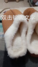 2026新款棉拖鞋女士秋冬季家居室內加絨保暖可愛(ài)少女心棉鞋外穿 8803-黃色 38 -39適合37-38 曬單實(shí)拍圖