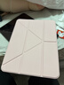閃魔適用ipad air7/6保護套11英寸M3芯片25/24款ipad air7/6保護殼透明亞克力橫豎支撐粉色 曬單實(shí)拍圖