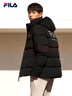 FILA 斐樂(lè )官方情侶羽絨服2025年冬時(shí)尚休閑連帽上衣男女同款保暖外套 曬單實(shí)拍圖