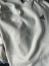 adidas情侶款寬松抓絨圓領(lǐng)長(cháng)袖衛衣套頭衫男女秋季阿迪達斯輕運動(dòng) 白色   2XL 曬單實(shí)拍圖