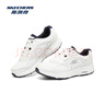 斯凱奇（Skechers）暮光鞋丨男女時(shí)尚復古跑步鞋子輕軟回彈減震運動(dòng)體育訓練鞋 女款-白色/海軍藍色/WNV 39.5 曬單實(shí)拍圖