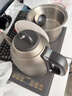 TILIVING(鈦立維)純鈦茶具整套自動(dòng)上水燒水壺一體茶臺茶盤(pán)茶壺電熱水壺 秦權鈦茶具套裝(配茶盤(pán)) 14件 曬單實(shí)拍圖