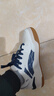 李寧月白2.0|板鞋男女鞋低幫增高柔軟回彈透氣小白鞋秋冬季休閑運動(dòng)鞋 米白/灰藍(275男)-12 牛仔布拼接 41 曬單實(shí)拍圖
