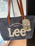 Lee2025新款潮流托特手提單肩女包大容量電腦包通勤新年情人節禮物 曬單實(shí)拍圖