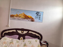 格栩2025新款背靠金山臥室床頭裝飾畫(huà)自粘貼紙客廳沙發(fā)背景墻壁紙貼畫(huà) 背靠金山 180*60cm 自帶背膠(打印邊框) 曬單實(shí)拍圖