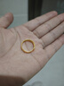 六福珠寶 黃金戒指光耀活口實(shí)心情侶戒足金男士新年禮物 計價(jià) 約7.14克 曬單實(shí)拍圖