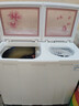 榮事達銅線(xiàn)電機正品半自動(dòng)雙桶洗衣機家用雙缸大容量租房雙鋼桶宿舍洗被子洗脫以舊換新補貼兩用節能省電 15/公斤純銅電機/鋼化玻璃蓋板 雙鋼桶 曬單實(shí)拍圖
