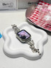 優(yōu)倫詩(shī)適用蘋(píng)果手表S11表帶apple iwatch S10/9女款閃鉆蝴蝶金屬手鏈蘋(píng)果手表S8/S7/6/5/SE3女士鑲鉆表帶 星光色【蝴蝶鑲鉆·輕奢款】22mm 38/40/41/42mm【配銀色連接器】 曬單實(shí)拍圖