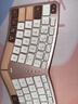 B.O.W航世HD429CL 人體工學(xué)三模鍵盤(pán)ipad平板藍牙無(wú)線(xiàn)手機打字配件便攜筆記本電腦靜音辦公專(zhuān)用 奶咖色 曬單實(shí)拍圖