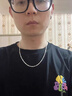 老鳳祥S999足銀項鏈男士元寶鏈潮流朋克風(fēng)生日新年情人節禮物送男友老公 足銀元寶鏈約7克+商家配送/可刻字賀卡【推薦男士】 曬單實(shí)拍圖