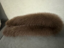 新款仿狐貍毛圍巾保暖加厚雙面毛絨冬季圍脖加寬經(jīng)典款時(shí)尚大毛領(lǐng) 咖色 曬單實(shí)拍圖