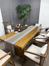 惠崇 新中式實(shí)木茶桌椅組合原木大板自然邊茶臺現代辦公會(huì )客廳泡茶桌 實(shí)木茶桌220*80*75木板厚8公分 曬單實(shí)拍圖