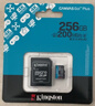 金士頓（Kingston）大疆pocket3 Action4 5pro存儲卡無(wú)人機TF卡MicroSD監控攝像運動(dòng)相機行車(chē)記錄儀高速內存卡U3V30A2 SDCG4/256G【讀速200M/S丨4K拍 曬單實(shí)拍圖