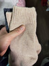 FitonTon2雙95%羊毛襪子男女冬季毛圈加絨加厚中筒襪東北保暖長(cháng)筒襪雪地襪 曬單實(shí)拍圖