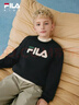 FILA【抗菌功能】斐樂(lè )兒童童裝2025年冬季男女童小童加絨衛衣 曬單實(shí)拍圖
