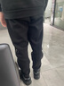 彪馬（PUMA）加絨保暖加厚運動(dòng)長(cháng)褲男女新款冬季休閑針織褲691017 黑色-01 XL (185/82A) 曬單實(shí)拍圖