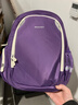 牧童兒童學(xué)院風(fēng)書(shū)包小學(xué)生大容量雙肩包男女童超輕透氣背包 清華紫L 曬單實(shí)拍圖