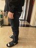 卡賓（CABBEEN）【藍白底抓剪毛】牛仔褲男洗水斯文百搭日常加絨小直筒冬季牛仔褲 曬單實(shí)拍圖